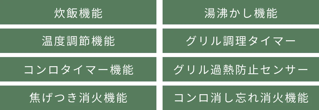 3口ガラストップコンロ