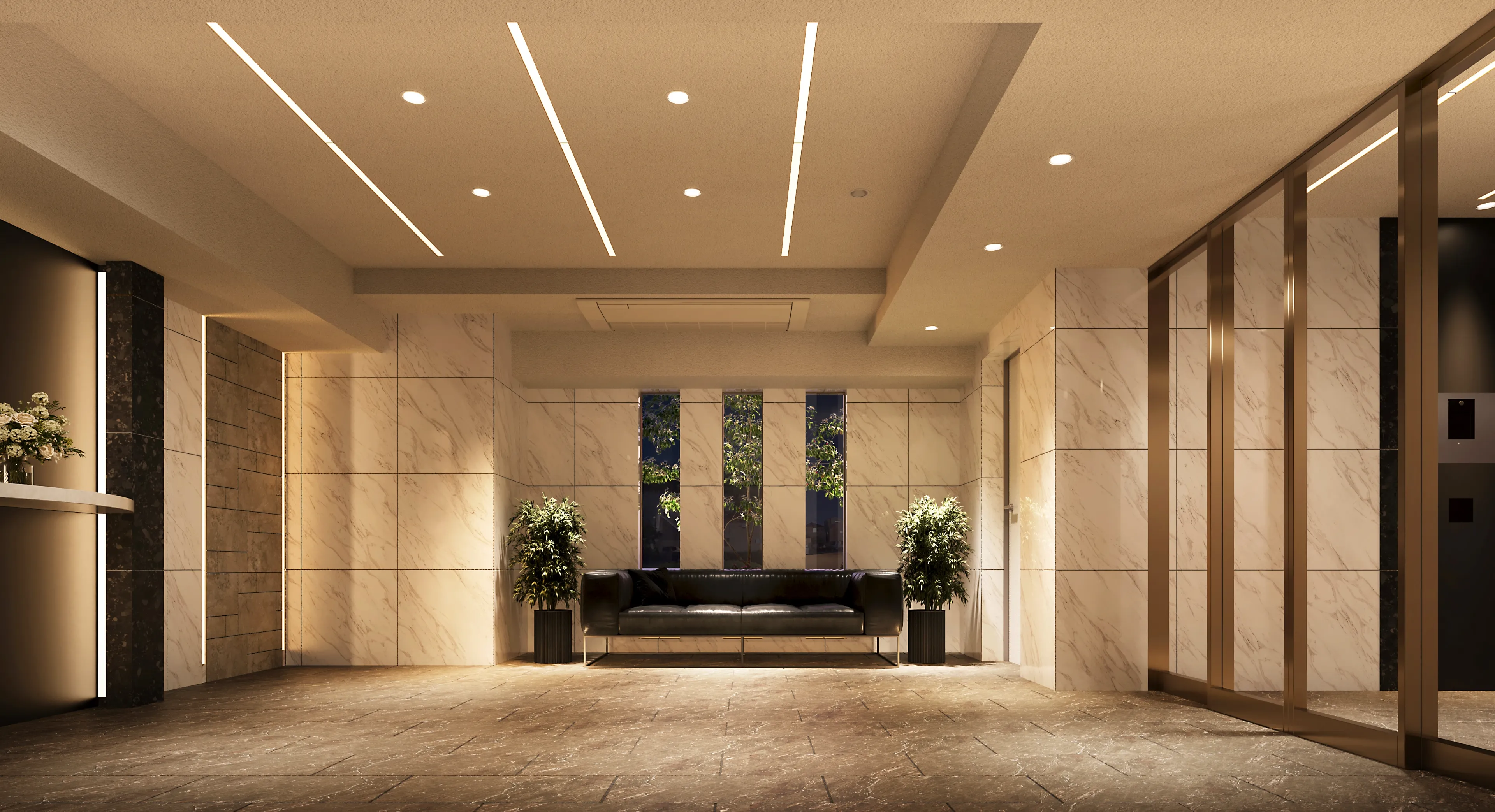 エントランスホール完成予想CG